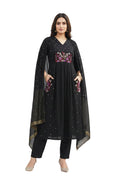 Mal Chanderi 3  Piece Side Pocket Suit Set