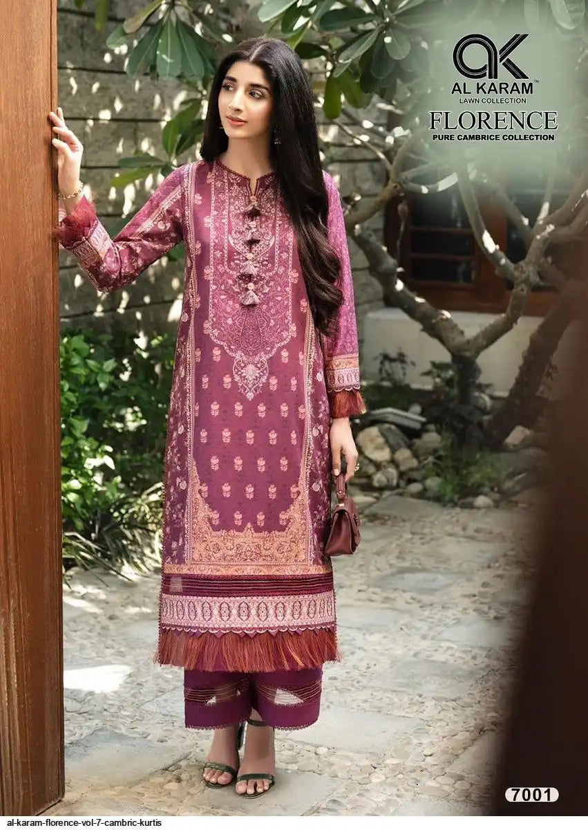 AL Karam-01-Pakistani Un-Stitched Dress Material