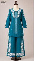 Elegant Lucknowi Hand Embroideried Cord Set