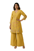 Mal Chanderi Embroidered Co-ord Set