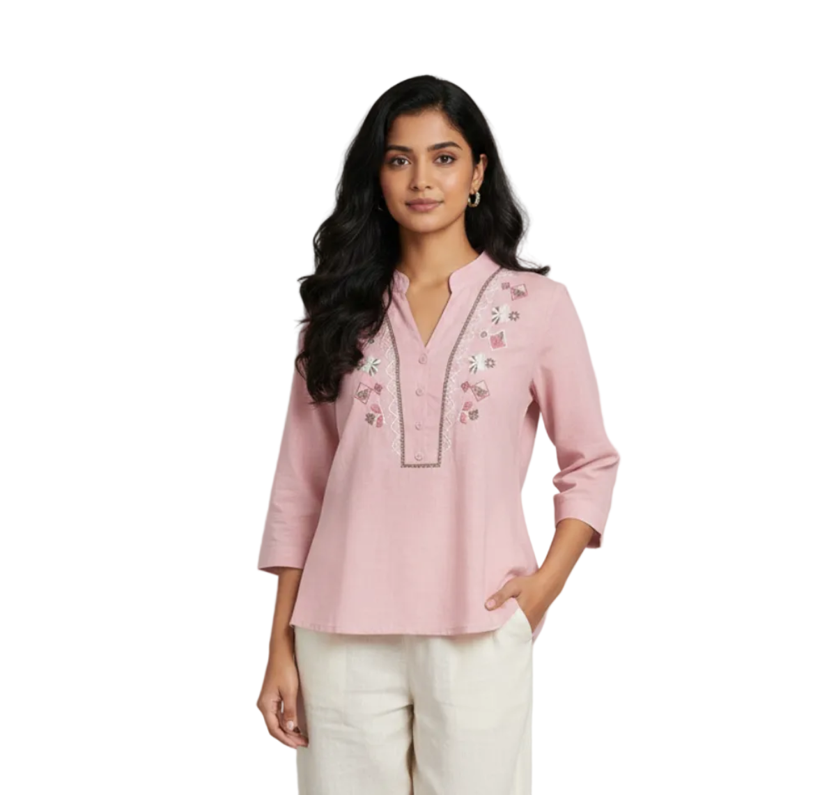 Embroidered Cotton Tunics