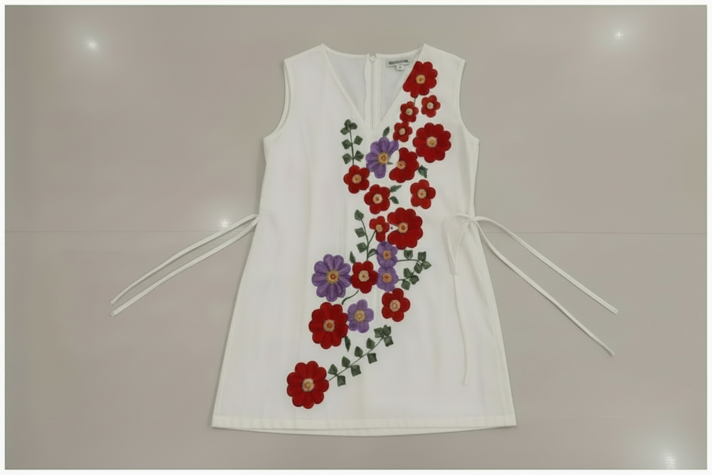 Cotton  Embroidered Co-ord Set