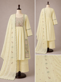 Heavy Cotton Embroidered 3  Piece Suit Set