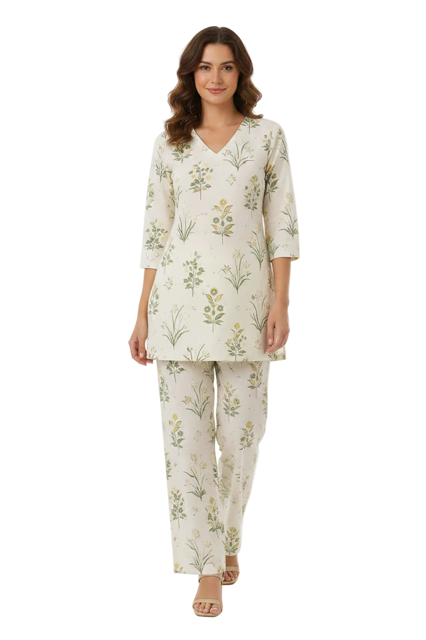Khadi Cotton Co-ord Set
