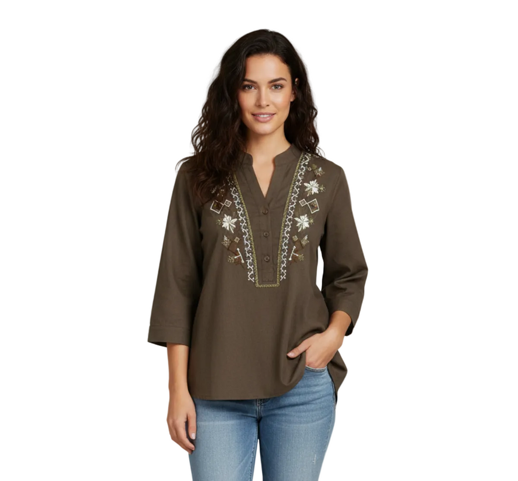 Embroidered Cotton Tunics