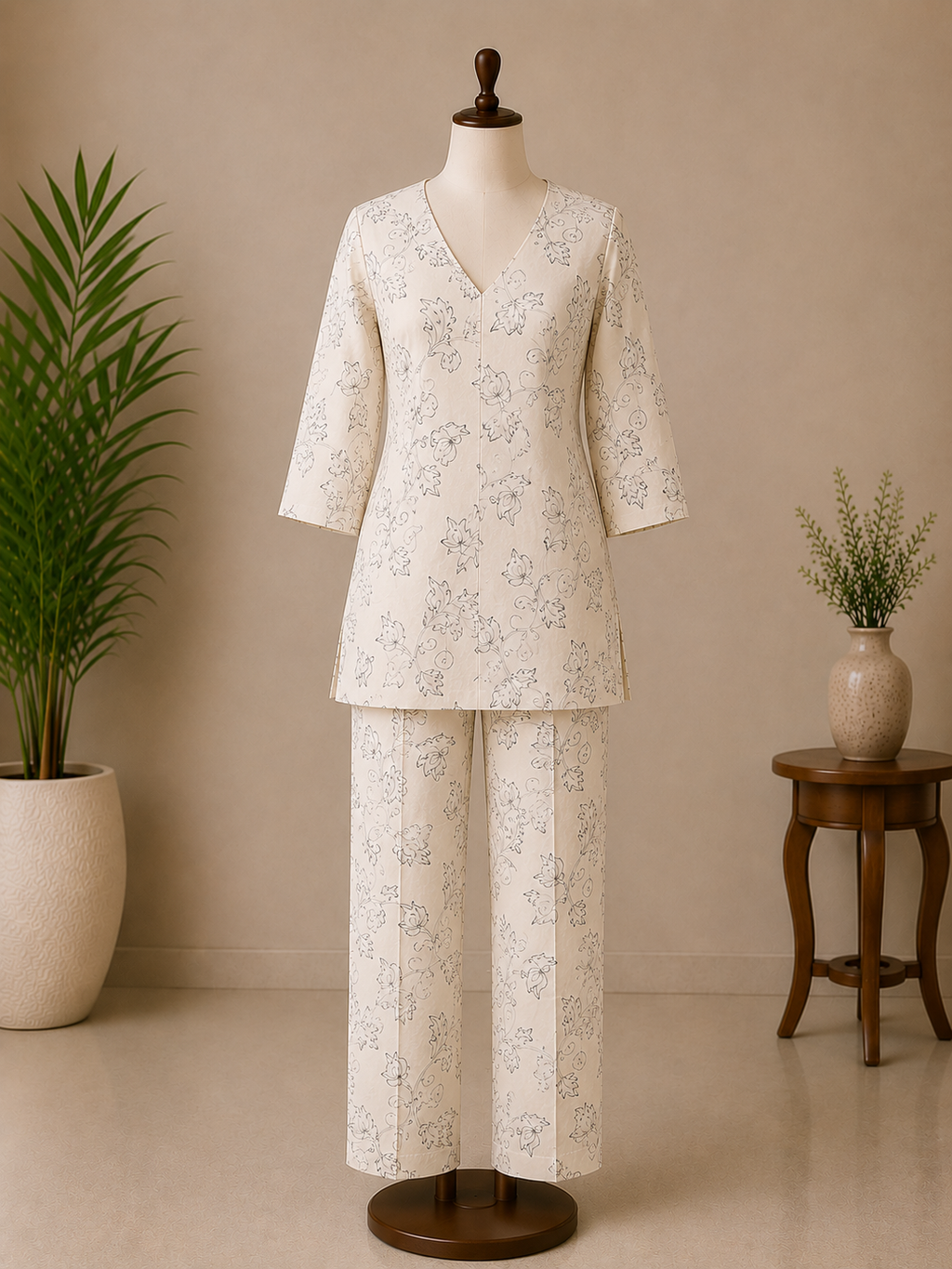 Khadi Cotton Co-ord Set