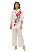 Cotton  Embroidered Co-ord Set