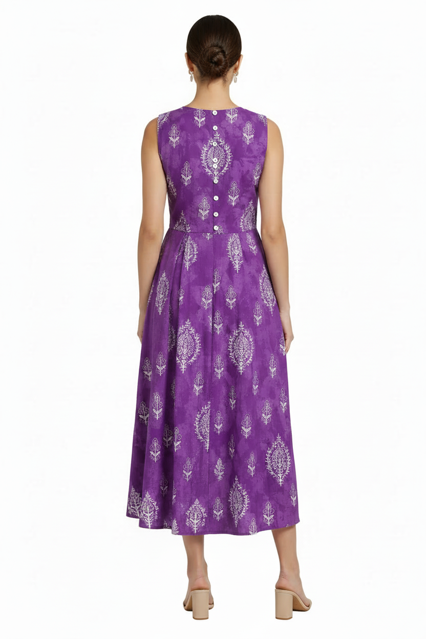 Cotton Printed Round Kurti