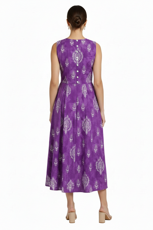Cotton Printed Round Kurti