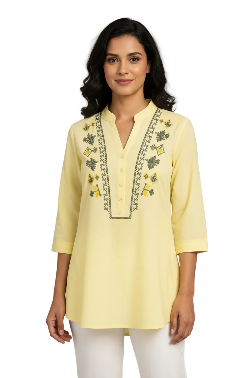 Embroidered Cotton Tunics