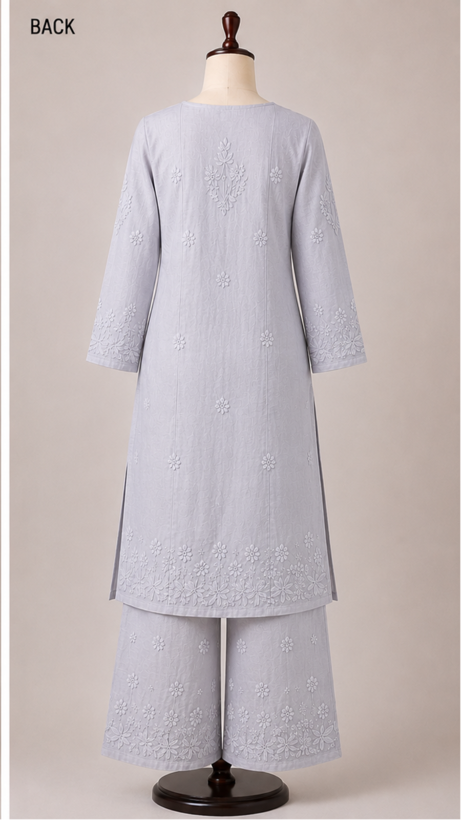 Elegant Lucknowi Hand Embroideried Suit set