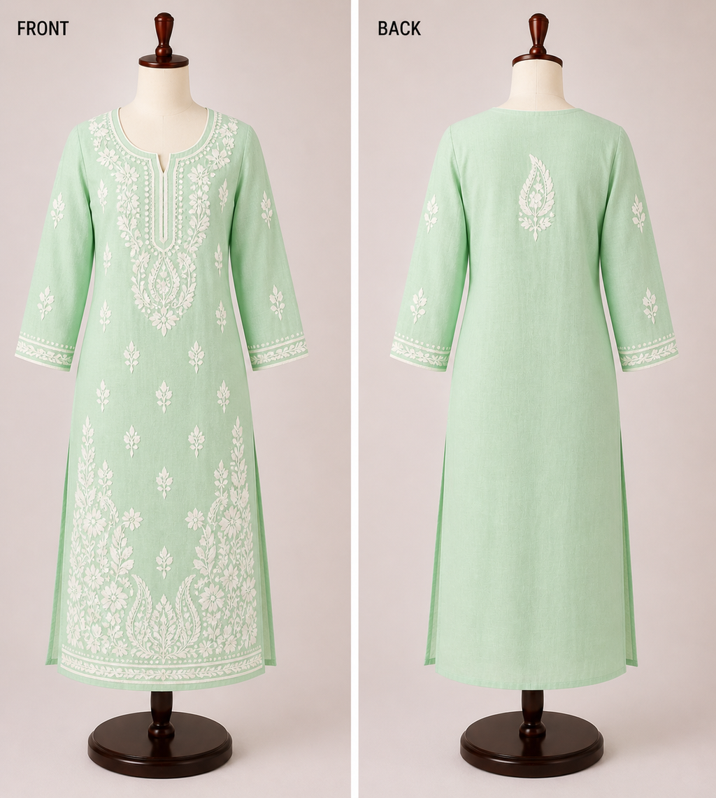 Elegant Lucknowi Hand Embroideried Kurtis