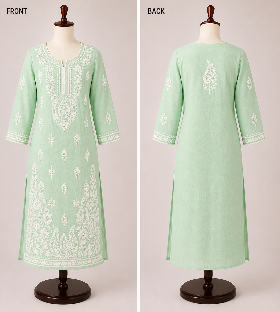 Elegant Lucknowi Hand Embroideried Kurtis