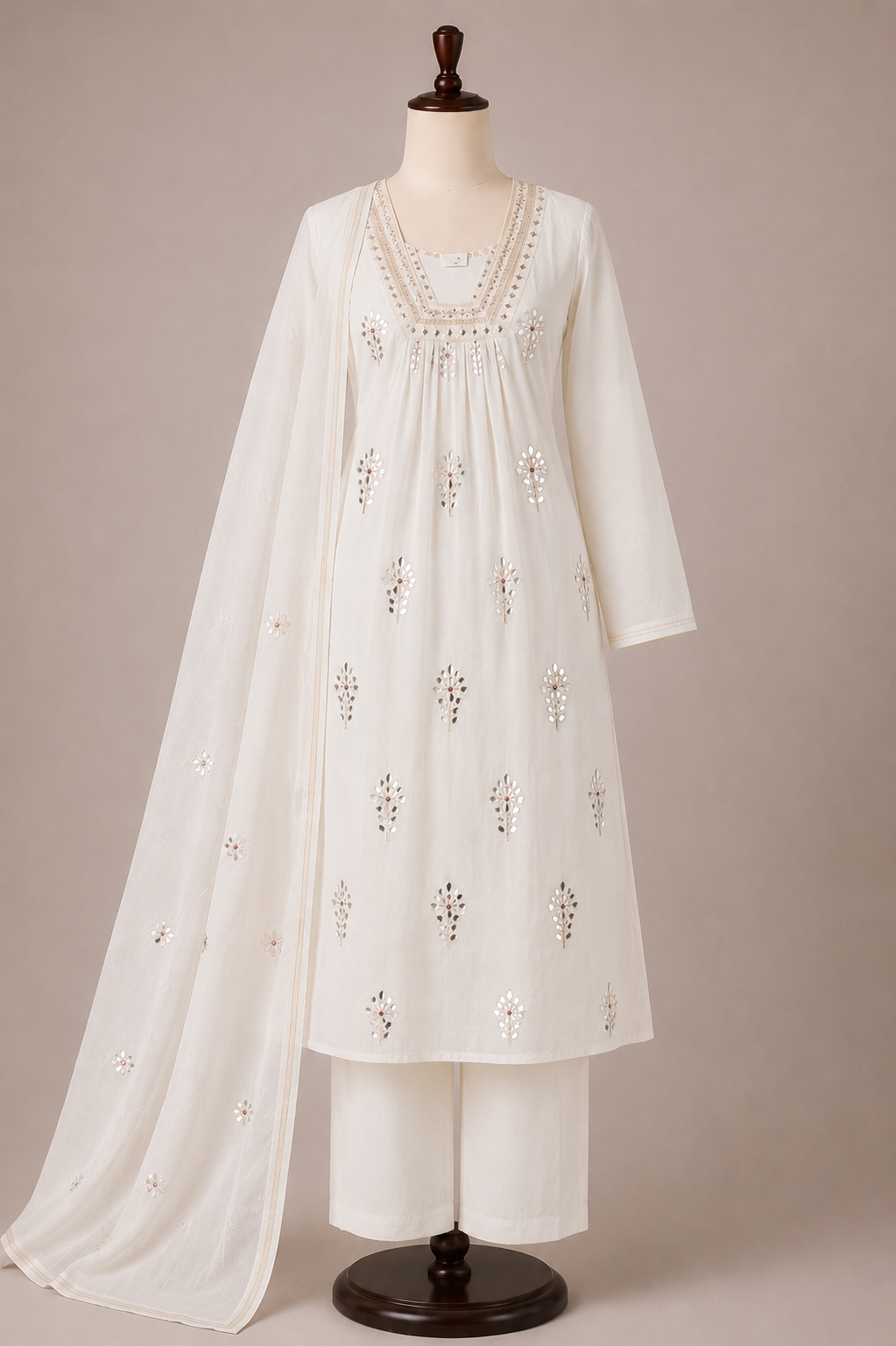 Mal Chanderi 3  Piece Suit Set