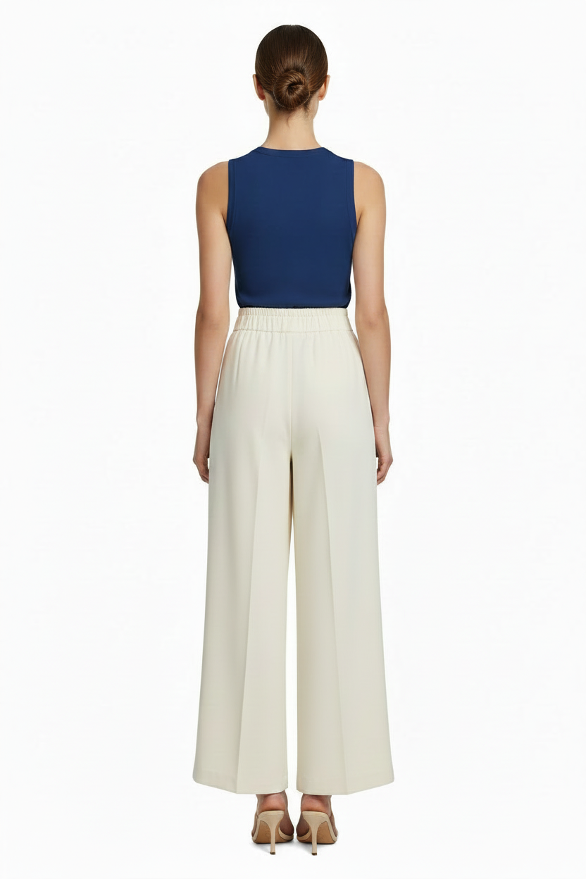 Off White Korean Pant