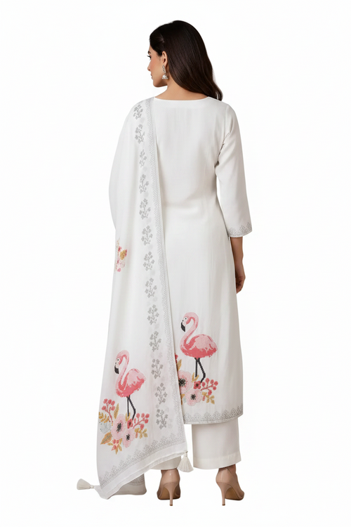 Cotton Digital Print 3  Piece Suit Set