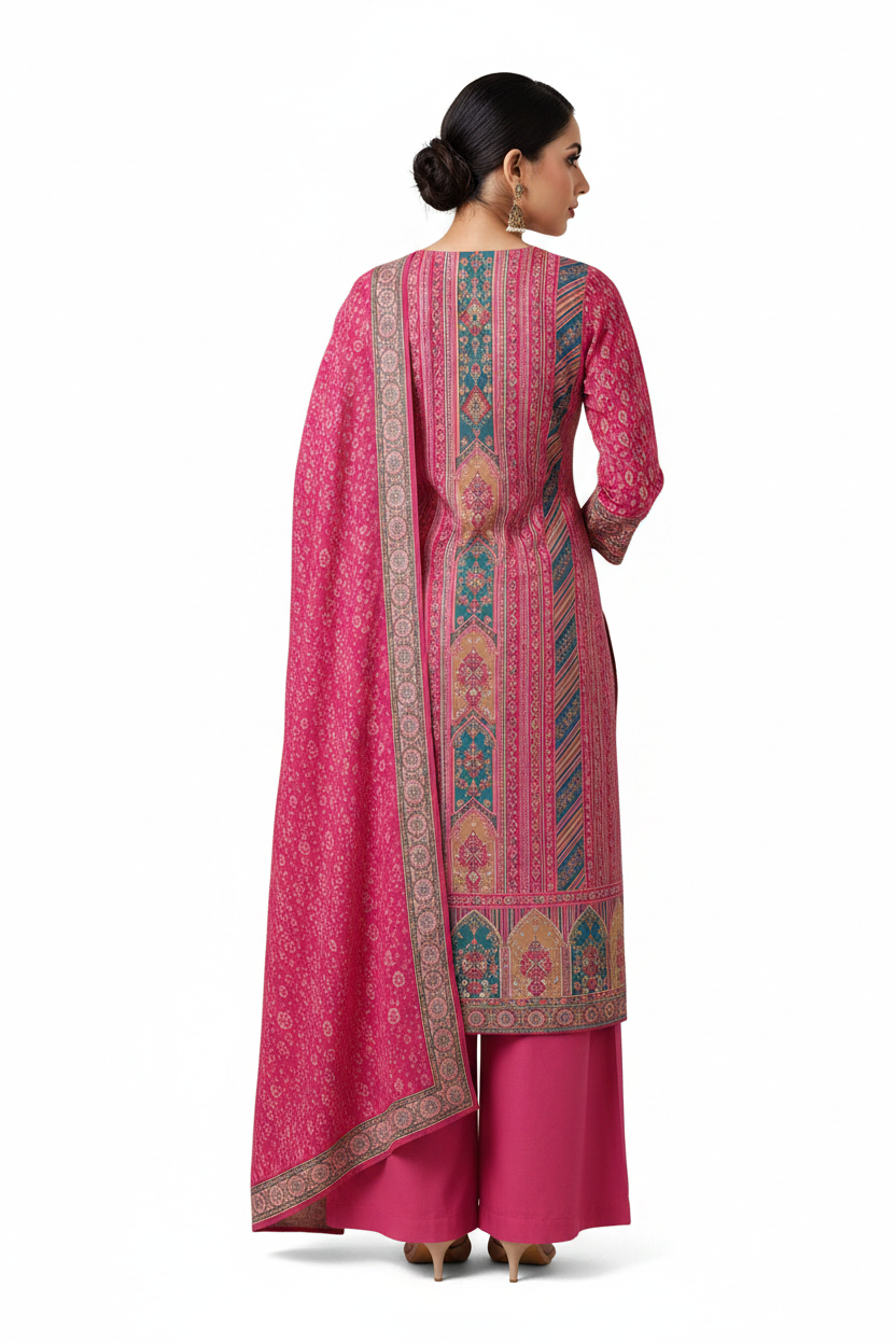 Digital Print 3  Piece Suit Set
