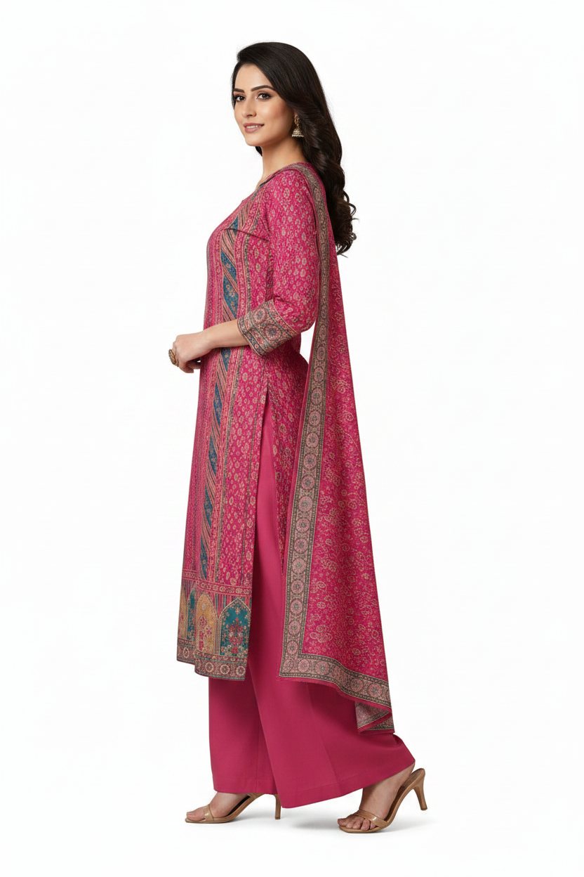 Digital Print 3  Piece Suit Set