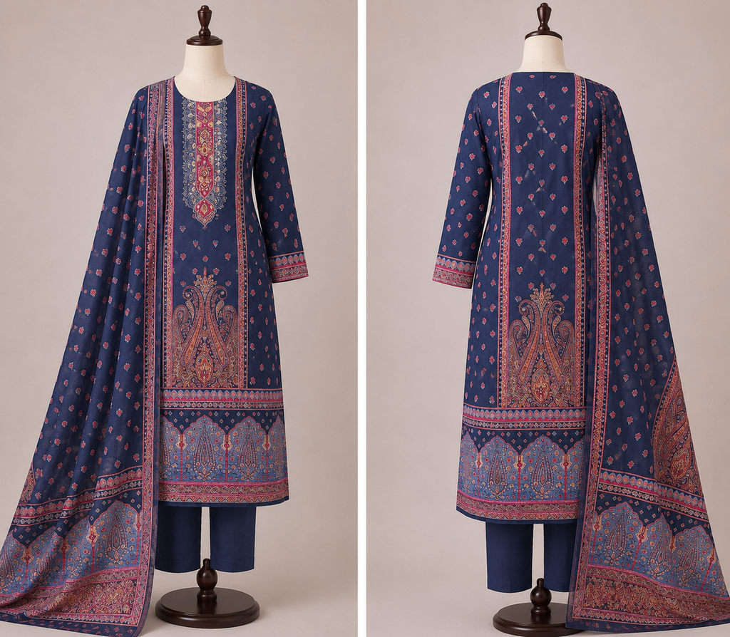Digital Print 3  Piece Suit Set