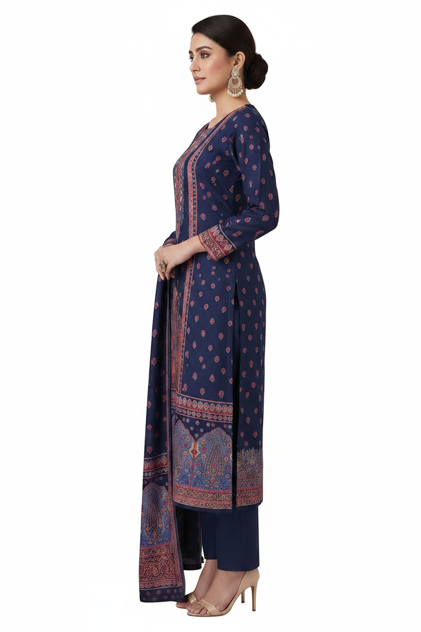 Digital Print 3  Piece Suit Set
