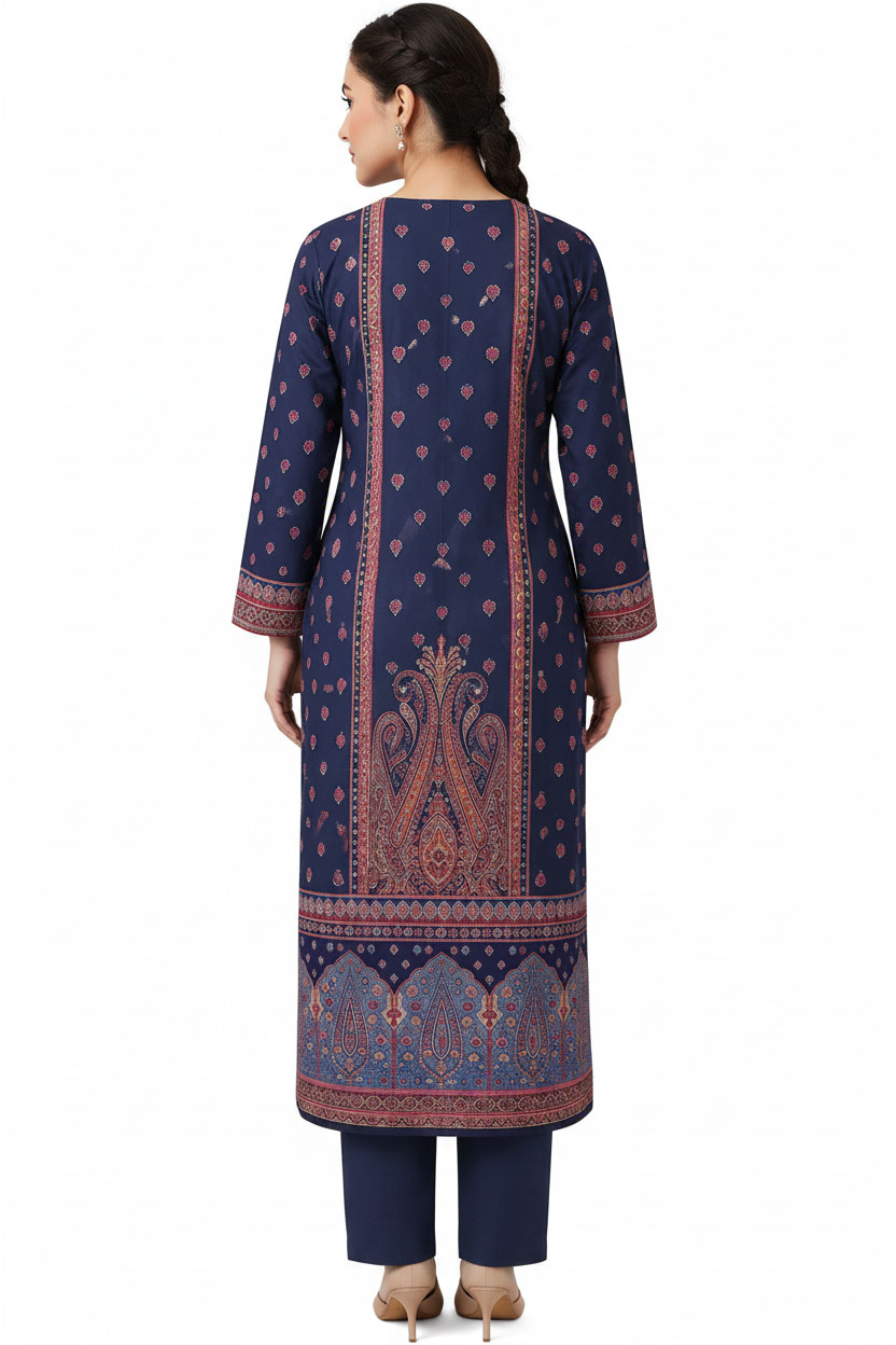 Digital Print 3  Piece Suit Set