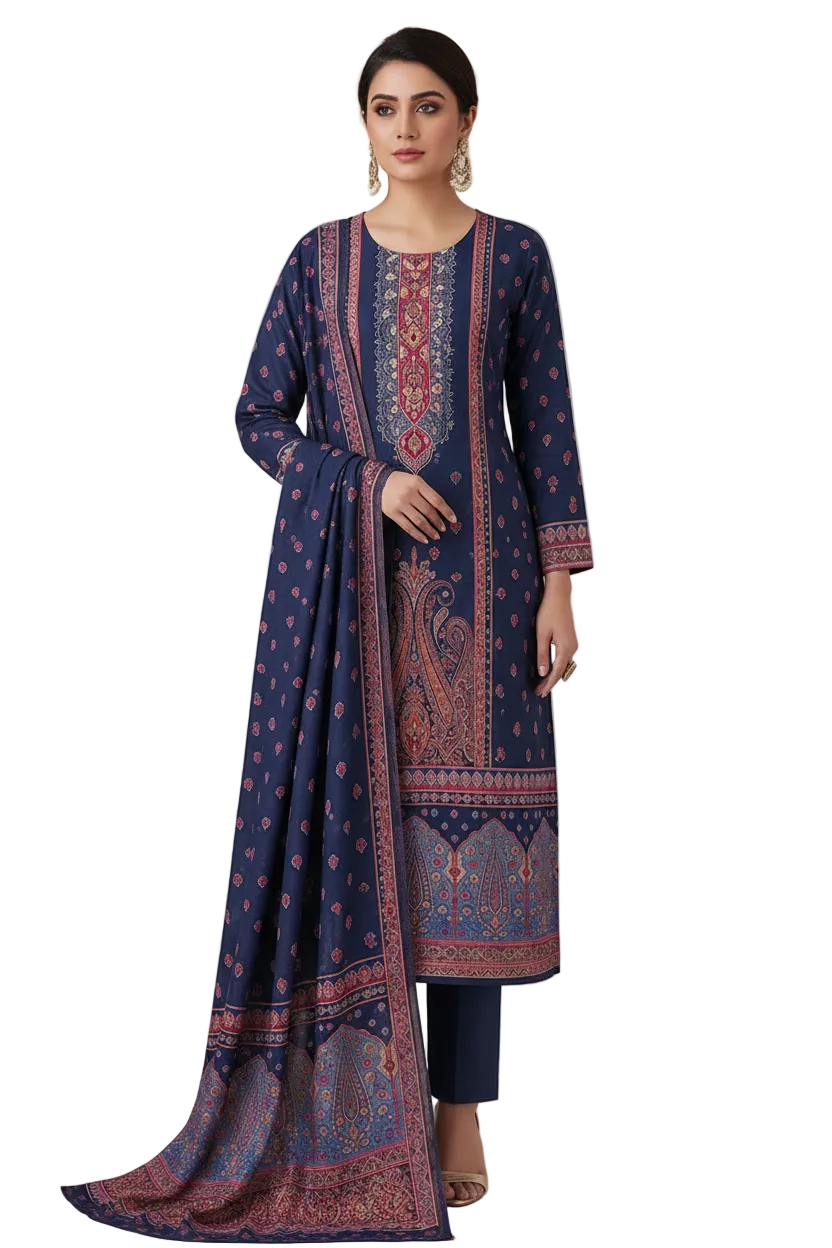 Digital Print 3  Piece Suit Set