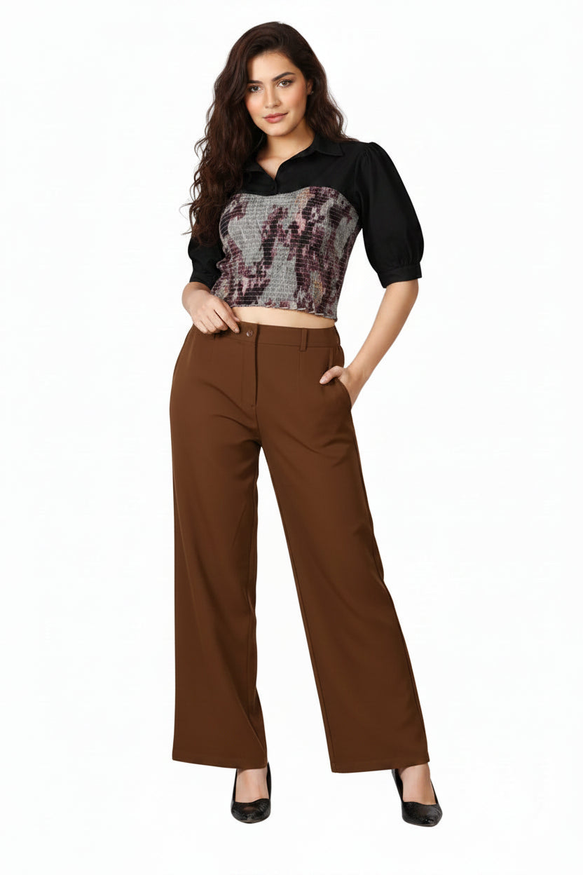 Straight Leg Fit Pants