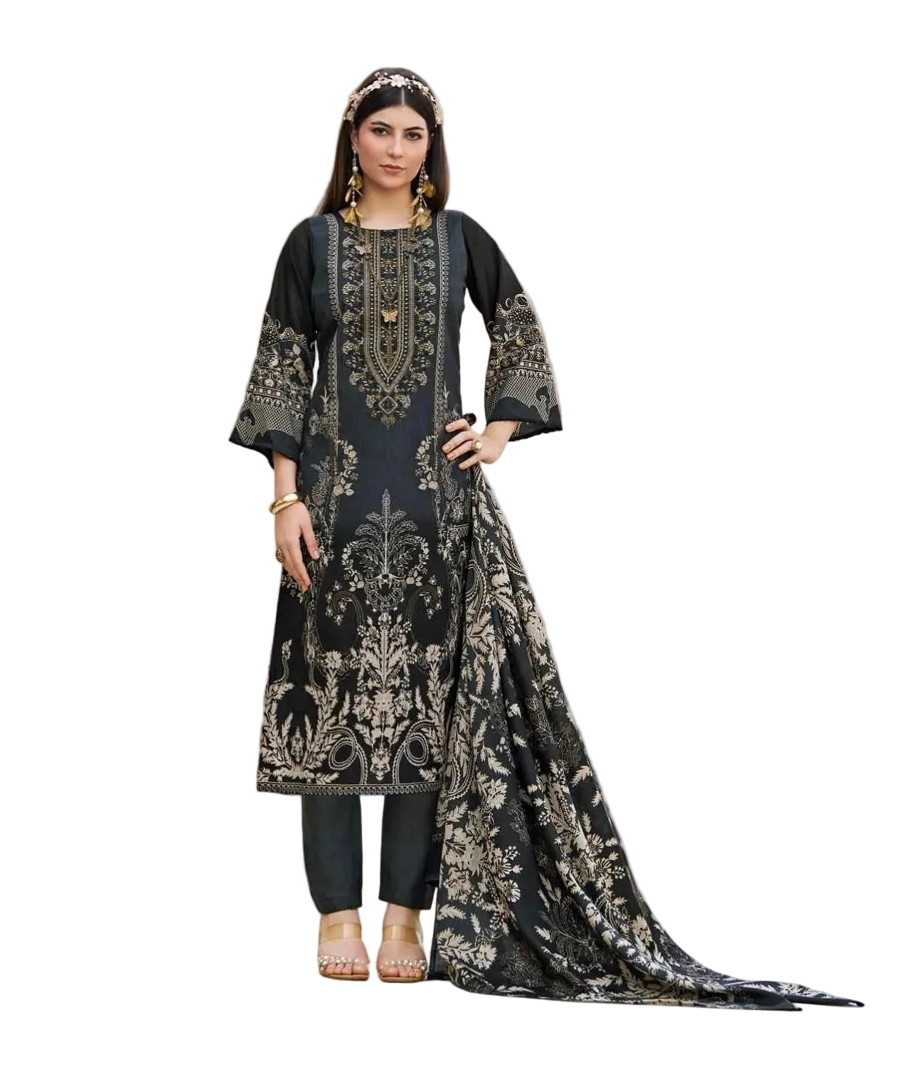 Romani Aarzu-08-Pakistani Un-Stitched Dress Material