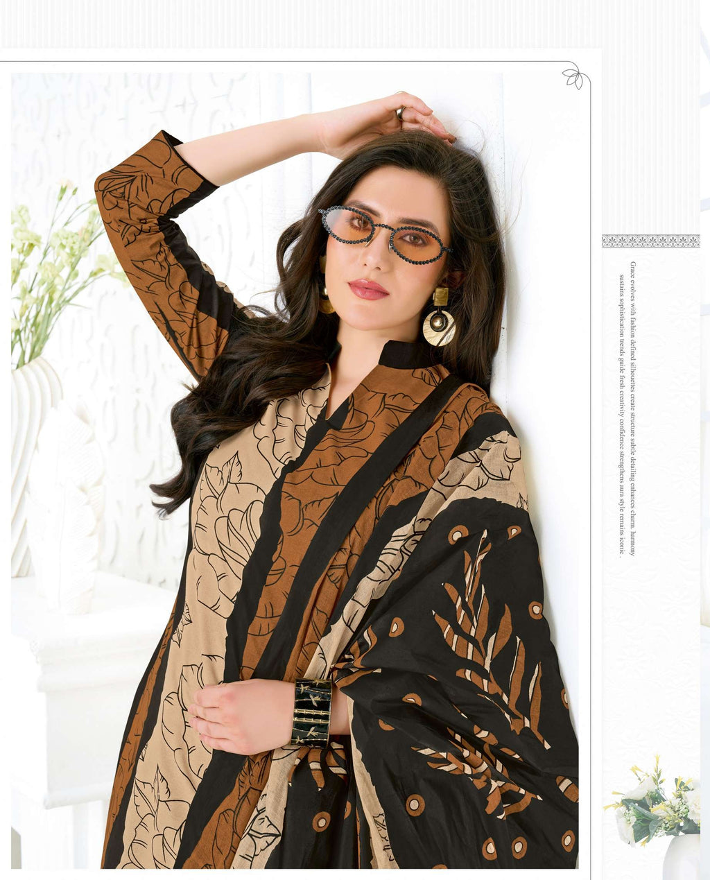 Shree Ganesh Samira V-23 --01-Un-stitched Dress Material