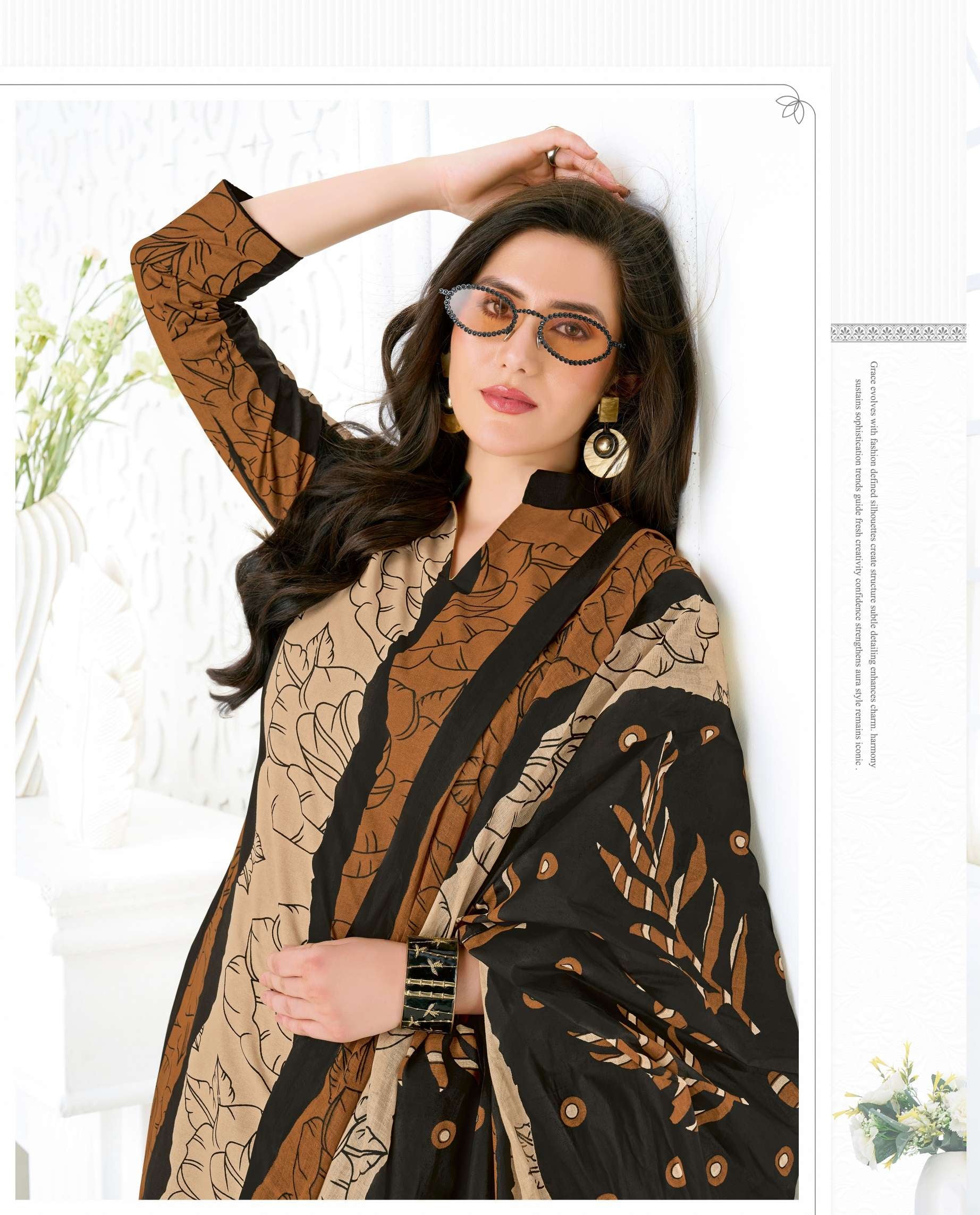Shree Ganesh Samira V-23 --01-Un-stitched Dress Material