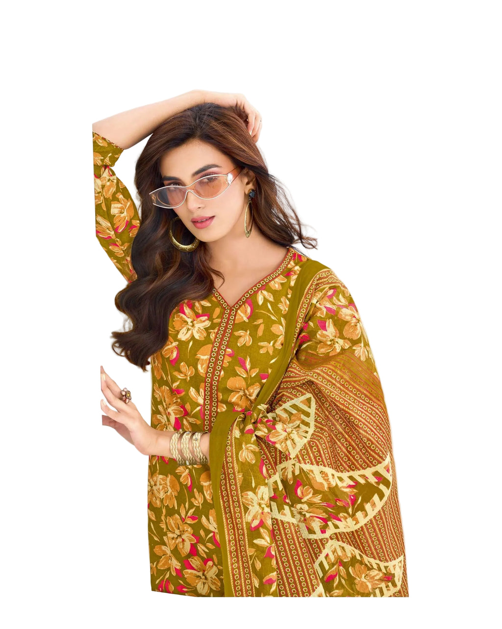 Shree Ganesh Samira V-23 --08-Un-stitched Dress Material