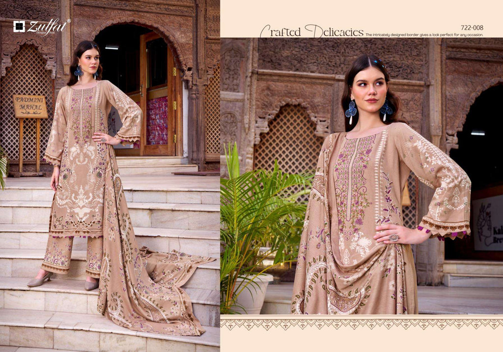 Zulfat Dilruba- 08-Pakistani Un-Stitched Dress Material