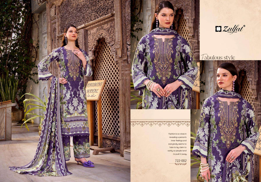 Zulfat Dilruba- 02-Pakistani Un-Stitched Dress Material