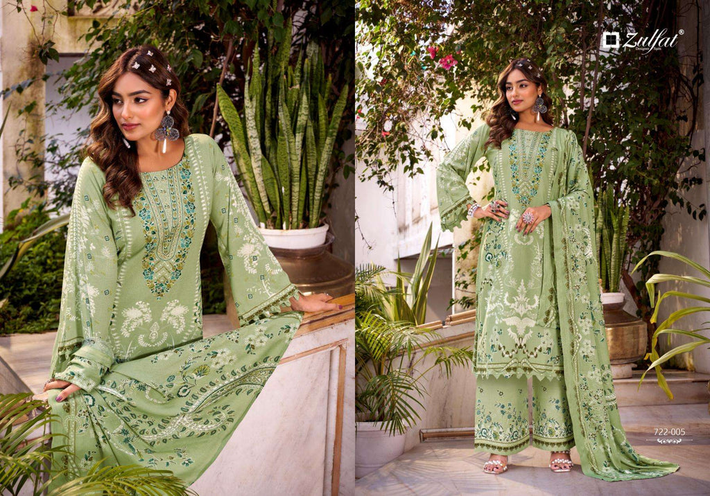 Zulfat Dilruba- 05-Pakistani Un-Stitched Dress Material